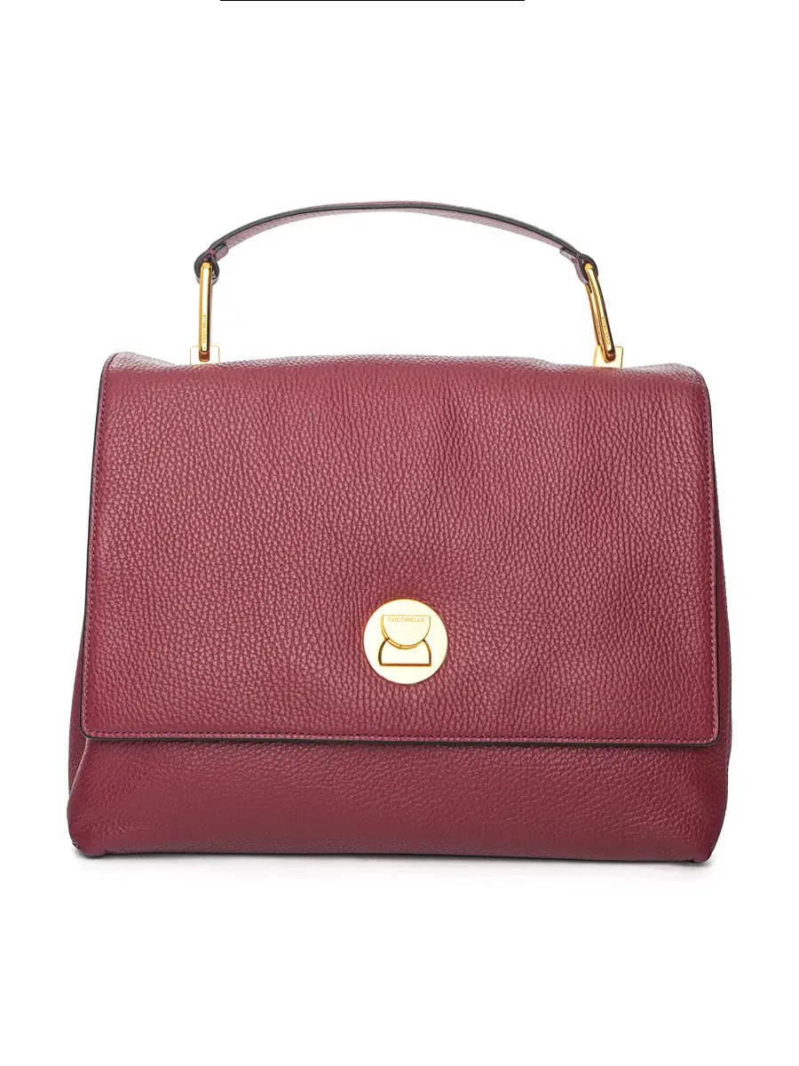 Сумка-мессенджер красного цвета 